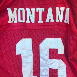 SAN FRANCISCO FORTY NINERS FOOTBALL JERSEY “JOE COOL” Montana #16